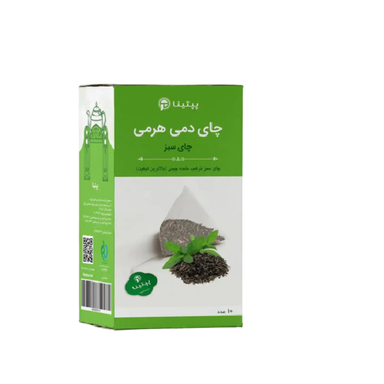 چای سبز دمی هرمی پپتینا بسته ۱۰ عددی