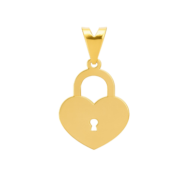 پلاک گردنبند طلا 18 عیار زنانه دیانا مدل قفل کد 89