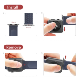 بند ساعت هوشمند آهااستایل مدل WA03 مناسب اپل واچ 42/44 میلی متر