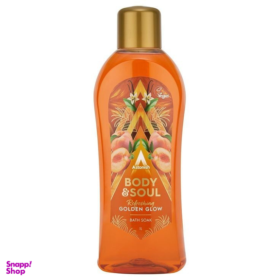 شامپو بدن استونیش مدل golden glow حجم 950 میلی لیتر