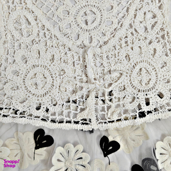 تاپ زنانه مدل دانتل پرو 1 رنگ سفید