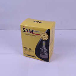 لامپ هدلایت خودرو سام مدل U10 پایه H4 بسته 2 عددی