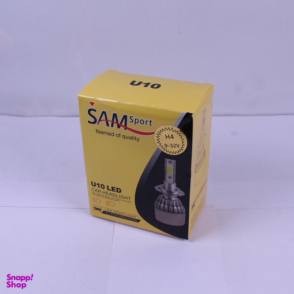 لامپ هدلایت خودرو سام مدل U10 پایه H4 بسته 2 عددی