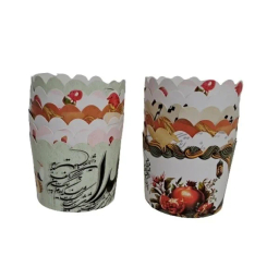 کاغذ کاپ کیک به گز طرح یلدایی بسته 12 عددی