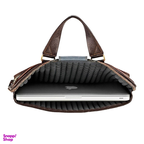 کیف اداری مردانه چرم حقی کد BC27Br