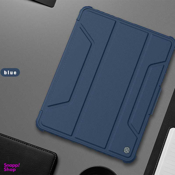 کیف کلاسوری نیلکین مدل Camshield Bumper مناسب برای تبلت اپل iPad Air 11 2024 / Air 10.9 2022 / Air 4 / Air 5 / Air 6 / Air 2020 / Ipad Pro 11 2020 / 2021 / 2022