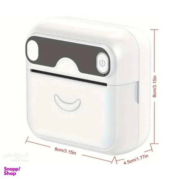 پرینتر حرارتی ناب سل مدل شارژی کد BLK-NAAB001 به همراه سه عدد رول کاغذی