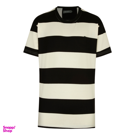 تیشرت مردانه دیورسو مدل رینگر رنگ مشکی