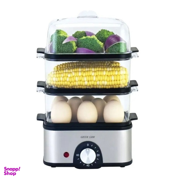 تخم مرغ پز سه طبقه گرین لاین مدل 3-tier egg cooker