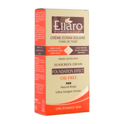 کرم ضد آفتاب کرم پودری فاقد چربی الارو با SPF30 رنگ بژ طبیعی مات حجم 40 میلی لیتر