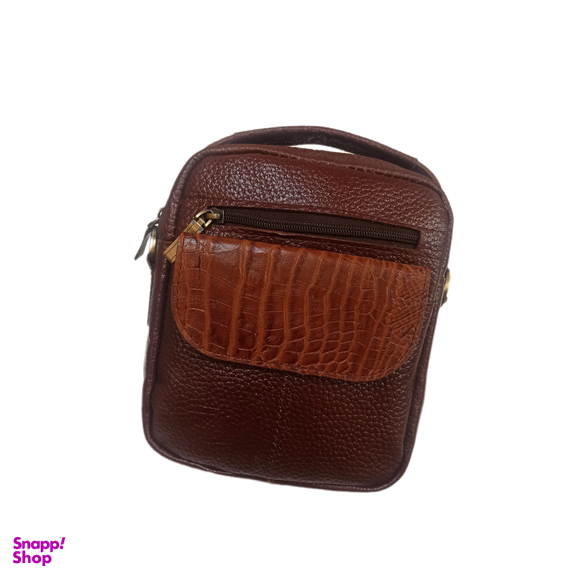 کیف رودوشی چرم طبیعی مدل سنگی