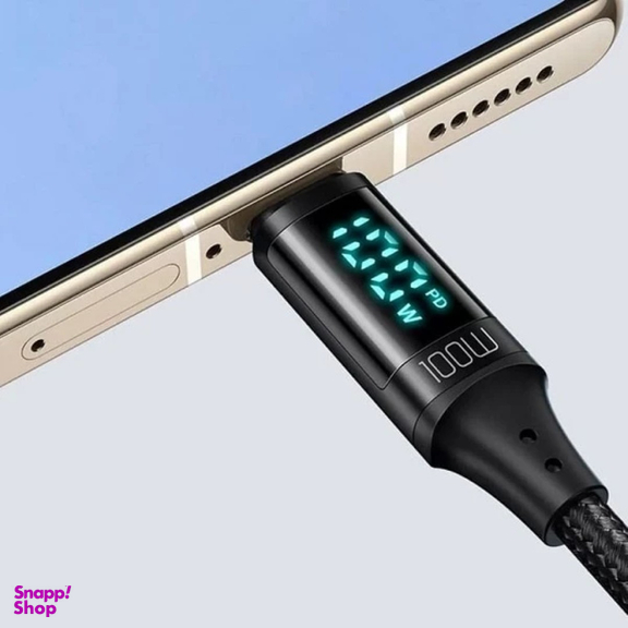 کابل 2 سر تایپ سی صفحه دار مک دودو مدل CA 1100 طول 1.2 متر
