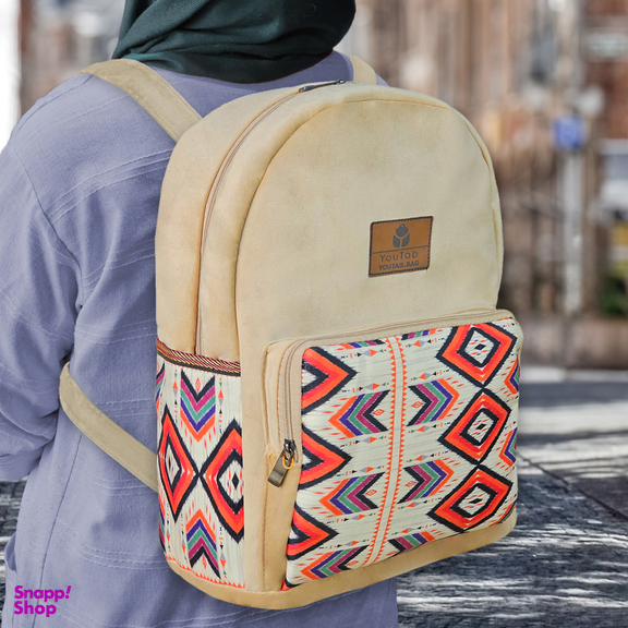 کوله پشتی زنانه یوتاب مدل مخمل K-02