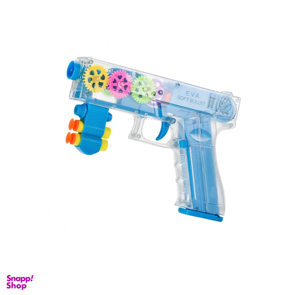 تفنگ بازی مدل موزیکال چرخ دنده ای مدل 85117