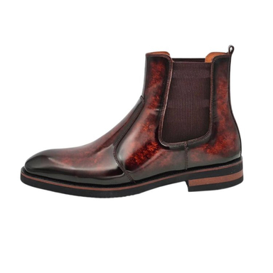 بوت مردانه چرم ریباری مدل X1 رنگ قهوه ای عسلی