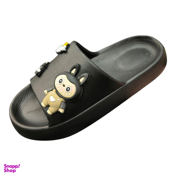 دمپایی زنانه زیتون مدل ملودی لبوبو ویانزا رنگ مشکی