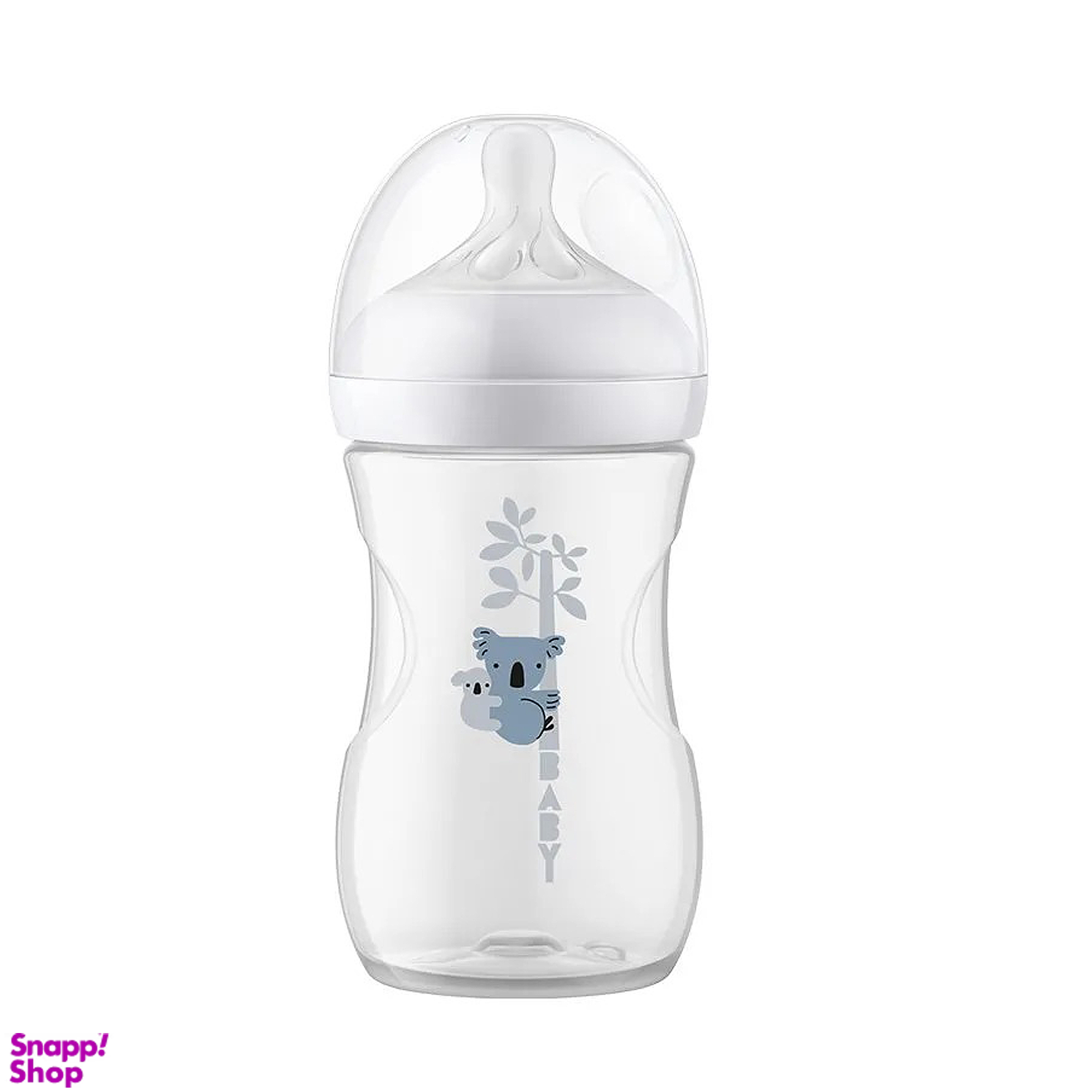 شیشه شیر طلقی اونت مدل A903/67 طرح کوالا ظرفیت 260 میلی لیتر