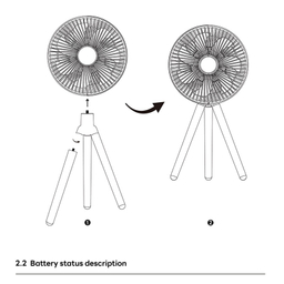 پنکه رومیزی ای آی سو لاو کد F13