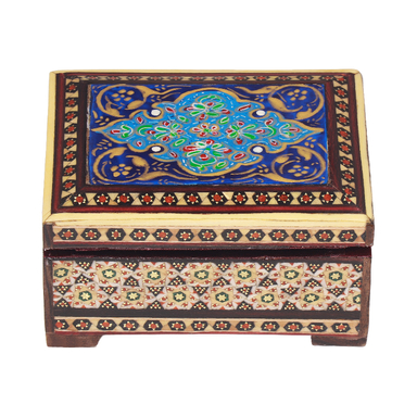 جعبه جواهرات خاتم مدل نقاشی اسلیمی کد 11