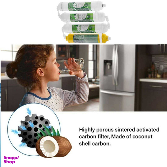 فیلتر تصفیه آب یخچال و فریزر بلوط مدل گیاهی BL 401 مجموعه 4 عددی