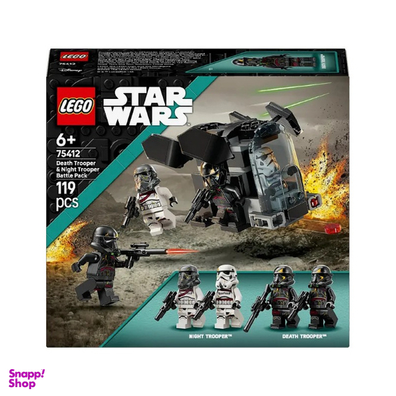 ساختنی لگو سری Star Wars مدل Death Trooper & Night Trooper Battle Pack کد 75412