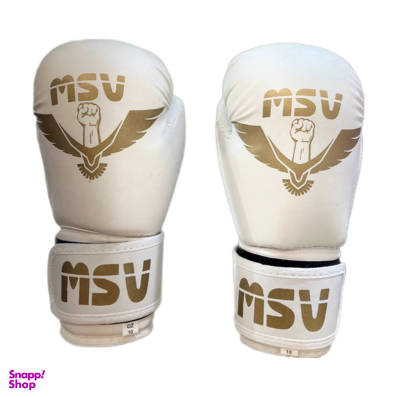 دستکش بوکس مدل MSV رنگ سفید