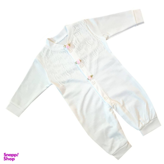 ست سرهمی و کلاه نوزادی مدل gool رنگ سفید