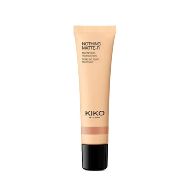 کرم پودر کیکو میلانو مدل Nothing Matte-R مدل 1.5G رنگ بژ روشن حجم 30 میلی لیتر