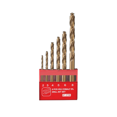 مته کبالت براوو مدل BT-5706 مجموعه 6 عددی