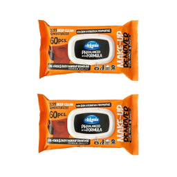 دستمال مرطوب آدونیس مدل 01 دو بسته 60 عددی