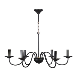 لوستر چشمه نور کد C2800-6BK