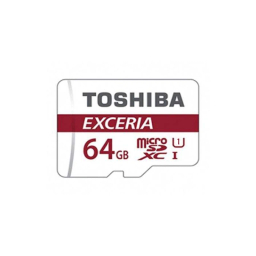 کارت حافظه MicroSDHC توشیبا مدل EXCERIA M302-EA ظرفیت 64 گیگابایت به همراه آداپتور SD