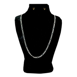 زنجیر نقره مردانه مدل فیگارو کد 9.93