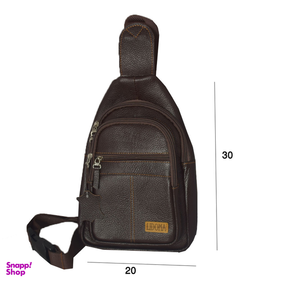 کیف بادی بگی چرم طبیعی مردانه لیدوما کد 09999