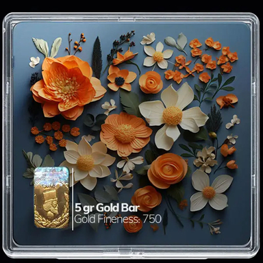شمش طلا 18 عیار مدوپد مدل SG10384