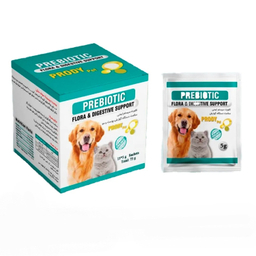 پودر پری بیوتیک حیوانات خانگی مدل prody pet وزن 75 گرم