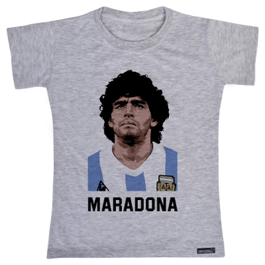 تیشرت آستین کوتاه دخترانه 27 مدل Maradona کد MH1370