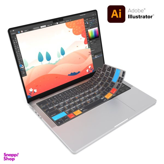 محافظ کیبورد جی سی پال مدل VerSkin Adobe Illustrator Shortcut