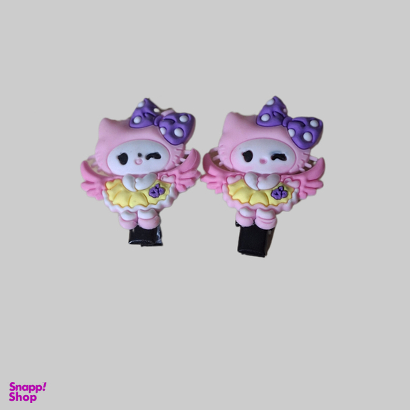 گیره مو دخترانه مدل کرومی انبری مجموعه 2 عددی