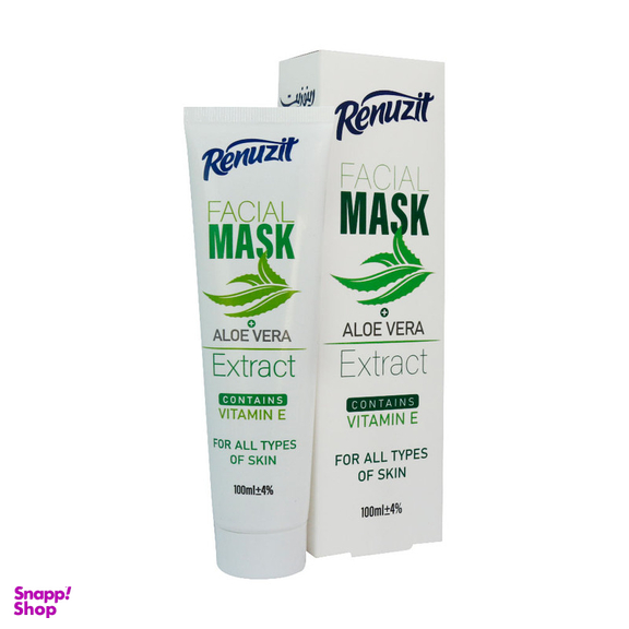 ماسک صورت رینوزیت مدل آلوئه ورا حجم 100 میلی لیتر