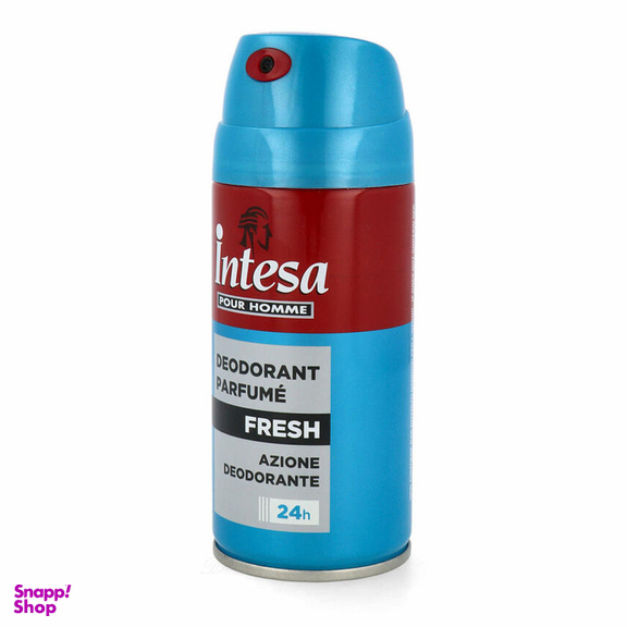 اسپری بدن مردانه اینتسا مدل Deodorant fresh 24h حجم 150 میلی لیتر