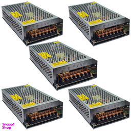 آداپتور سوئیچینگ 12 ولت 15 آمپر مدل S-180-12 بسته 5 عددی