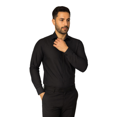 پیراهن مردانه آیکت کد 06 رنگ مشکی