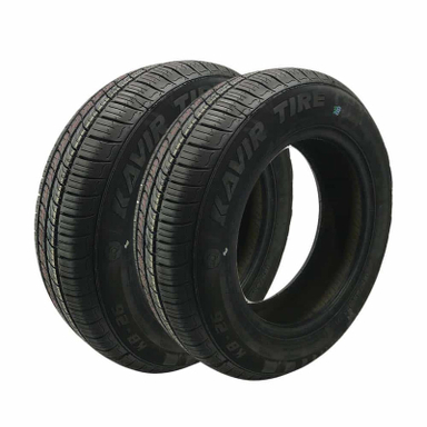 لاستیک خودرو کویر تایر مدل KB26 سایز 165/65R13 - دو حلقه