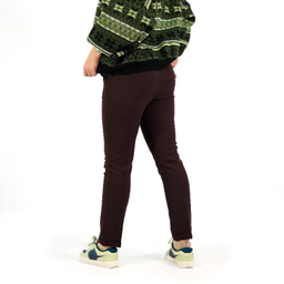 شلوار زنانه مدل راسته کد 7810 رنگ قهوه ای