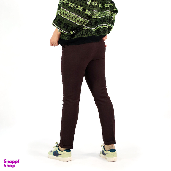 شلوار زنانه مدل راسته کد 7810 رنگ قهوه ای