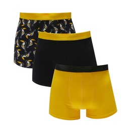 شورت پادار مردانه ال سی وایکیکی مدل پنگوئن بسته 3 عددی