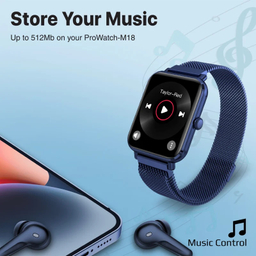 ساعت هوشمند پرومیت مدل Prowatch-M18.Blue