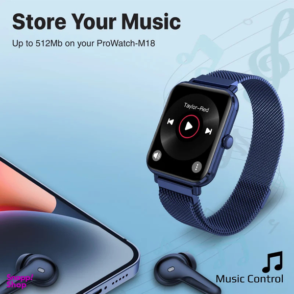 ساعت هوشمند پرومیت مدل Prowatch-M18.Blue