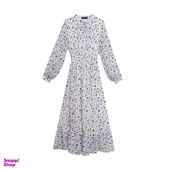 پیراهن زنانه برنس مدل تیام رنگ سفید